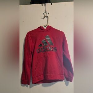 Adidas Kids Bold Red Hoodie